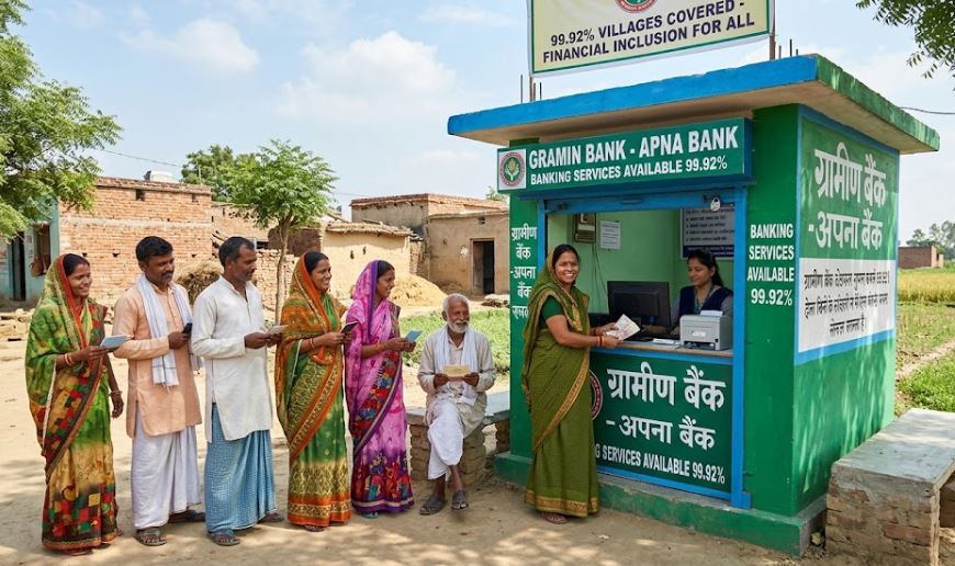 India Achieves Near-Universal Banking Coverage; 99.92% of Inhabited Villages Now Have Access to Banking Services